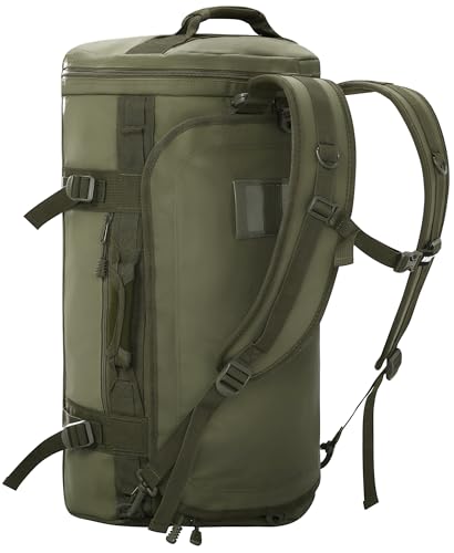 MIER Large Duffle Bag Backpack for Travel Camping Gym Sports 45L60L90L | Water Resistant Convertible Duffel Detachable Backpack Straps Shoe Compartment Heavy-Duty Tarpaulin 3 Sizes product thumbnail 9