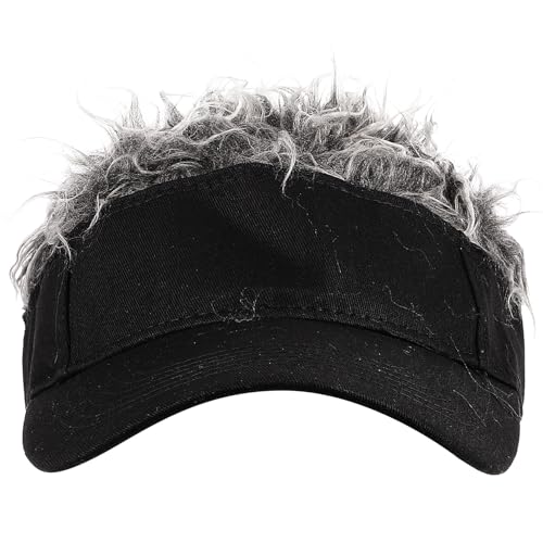 Chapéu engraçado com pontas ao ar livre boné de beisebol adulto/preto viseira de pesca escalada cinz