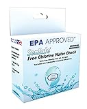 4 Set - Industrial Test Systems SenSafe 481126 Free Chlorine Test Strip, 40 Seconds Test Time, 0-6ppm Range (Pack of 30)