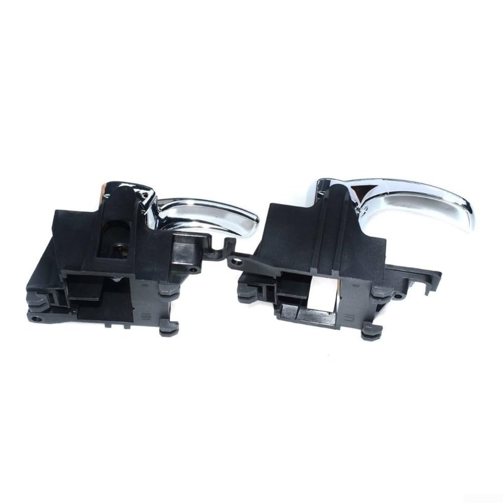 Tiradores interiores cromados para puerta para Nissan Navara D40 y Pathfinder R51 (2005-2013), juego de repuesto de plástico ABS (izquierdo y derecho) 80671-4X02B y 80670-4X02B