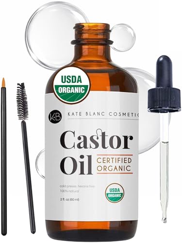 2-Oz Kate Blanc Cosmetics Organic Castor Oil $5.69 w/ S&S + Free Shipping w/ Prime or on $35+