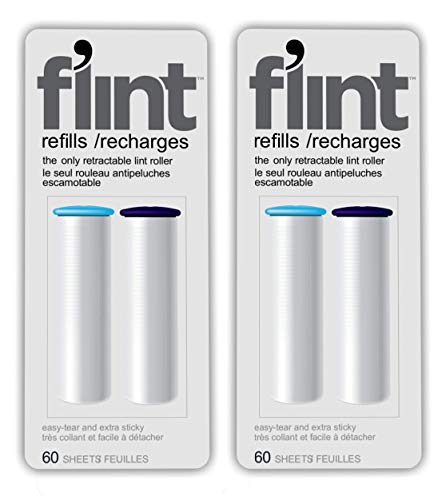 YuanKanJu Think Product Lab Flint Refill 30 Sheets Per Roll, White (4 Rolls)