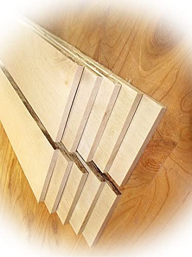 New 7 Thin Sanded KILN Dried Persimmon 12" X 3" X 1/2" Lumber Wood Scroll Saw Craft Wood Kit Set Supplies MON-0324TO
