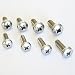 (4) RSD Stainless Steel License Plate Screws For Mercedes Benz ~ Extended Screws: For Use With License Plate + Frame