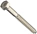 The Hillman Group 832040 5/16 x 3-Inch Stainless Steel Hex Lag Screw, 25-Pack