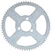Keenso Pignon de Scooter de Bicyclette, Scooter électrique en métal 65 Dents 25H Trois Trous Accessoire de pignon de Plaque de pédalier