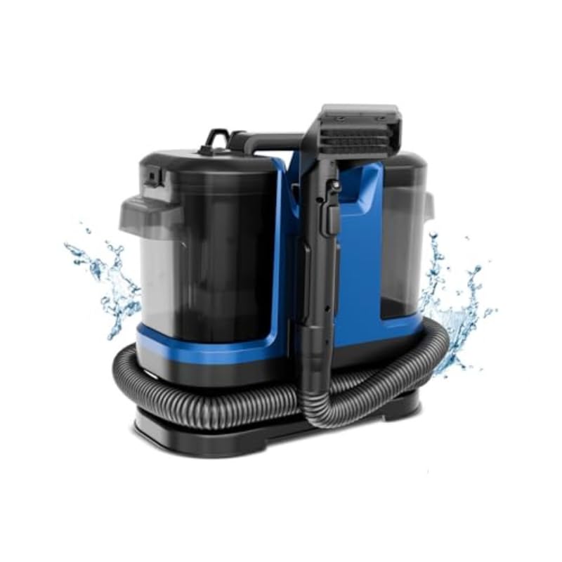 KIKETECH Fabric Cleaning Vacuum Cleaner, Powerful Stick Vacuum with 45Mins Runtime, 8 in 5 Vacuum Cleaners, Rechargeable Vacuum Pet for Hair, Carpet, Hardfloor,Dark Blue