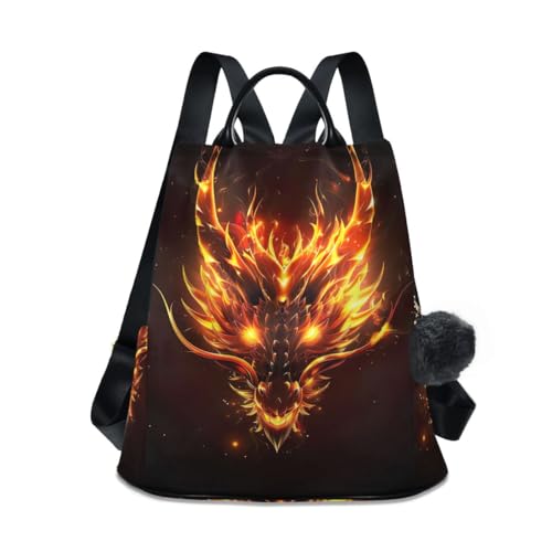 Sac à dos antivol sécurisé GAIREG pour femme avec pompon amovible