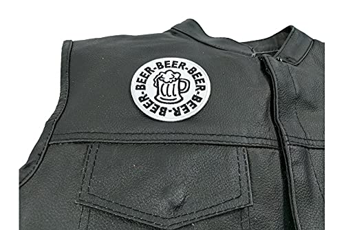 Patch, Embroidered Patch (Iron-On Or Sew-On), Beer Beer Beer, Beer Lovers, 3" Round (7.6 Cm) #TOP2