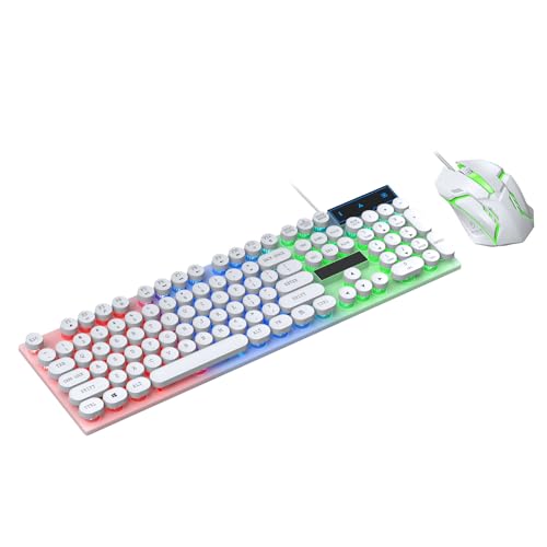 Clavier et souris de jeu Irfora USB 1000 DPI sans pilote pour PC portable