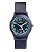 School Kids Army Military Wrist Watch Time Teacher Luminous Watch with Nylon Strap Black