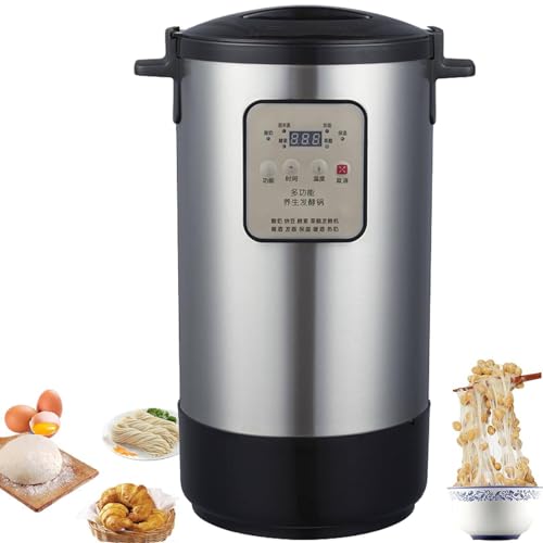 110w Multi-Functional Yogurt Machine, 12L Black Garlic Fermenter, Automatic Commercial Fermentation Machine, for Sweet Rice Wine Maker, Kimchi, Dough