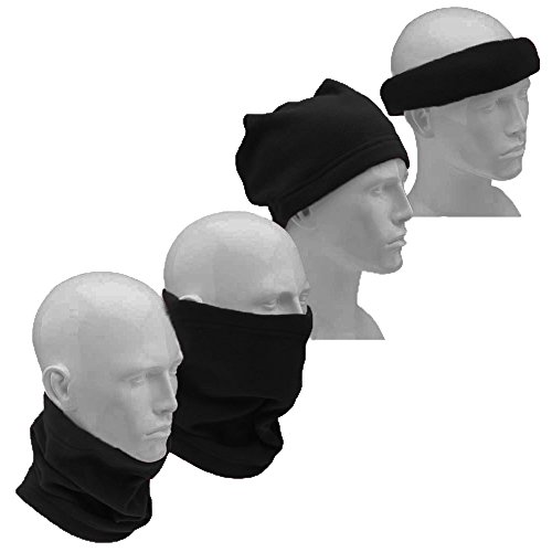 Peach Couture Balaclava de Punto Grueso con Agujero Único para Esquí y Motociclismo (Negro) miniatura 2