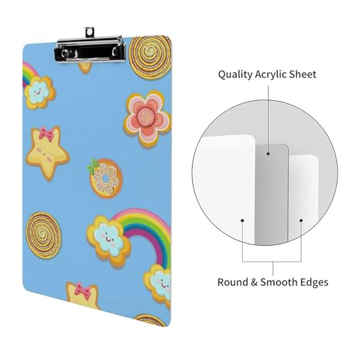 Presse-papiers avec pince A4 fleur arc-en-ciel pour organiser vos documents avec soin