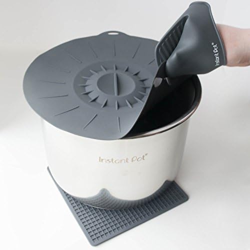 Instant Pot Silicone Starter Set, including Pair of Mini Mitts, Heat Resistant Pad and Suction Lid - for 5.7L and 7.6L range