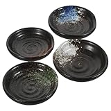 Stable et pratique : conçu avec une base plate et robuste pour éviter tout glissement ou basculement, une prise en main fiable sur toute surface lors de son utilisation, saucière décorative, vinaigrettes en céramique