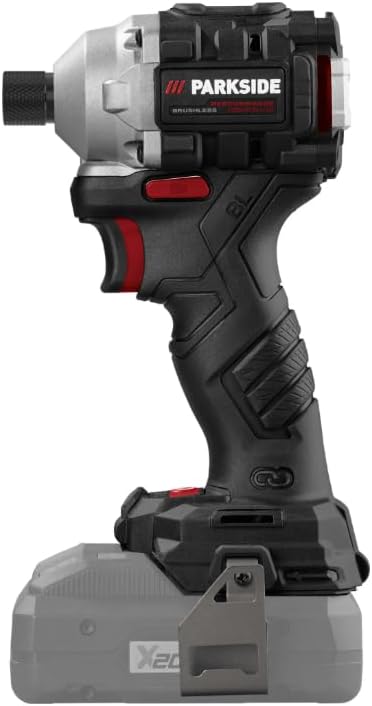 Latu view of PARKSIDE PERFORMANCE PDSSAP 20-Li B2 Cordless Impact Driver