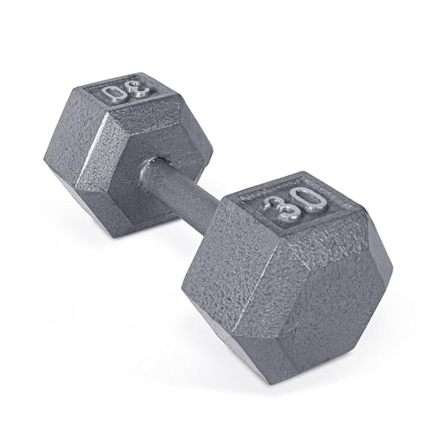 CAP Barbell Cast Iron Hex Dumbbell Single 30 lb