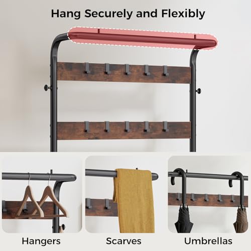 Hall-Tree-with-Bench-and-Shoe-Storage-4-in-1-Entryway-Organizer-with-10-Hooks-and-Storage-ShelfCoat-Rack-Freestanding-with-2-Tier-Storage-Shelf-for-Living-Room-Bedroom-Rustic-Lift-top-hidden-compartme