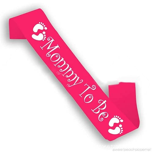 RINKLE TRENDZ Mom to Be Satin Sash Baby Shower Party Decorative Signs Mom to Be Accessories Pink (B08XPMHDGG) Amazon Price History, Amazon Price Tracker
