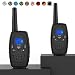 Walkie Talkies for Adults, Topsung M880 FRS Two Way Radio Long Range with VOX Belt Clip/Hand Held Walky Talky with 22 Channel 3 Mile for Family Home Cruise Ship Camping Hiking (Black 2 in 1)