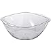 CALLARON Wash Basin Plastic Wash Basin Portable Bath Tub Plastic Fruit Dish Tub Collapsible Wash Basin for Baby Bottles Clear Salon Washbasin Salon Washing Basin Plastic Clear Washing Basin