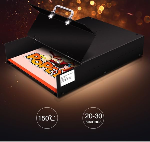 DTF Oven, A3/A4/A5 DTF Oven Dryer with Temperature Control, Super Fast Curing for Heat Transfer Printing, DTF Power 0-160℃