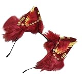 PLCPDM Tradicional y moderno con este diseño de orejas para cosplay, accesorio de pelo de moda para fiestas de disfraces