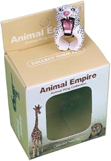 خاتم بتصميم نمر أسود وأبيض انيمال امباير - ZZ14214