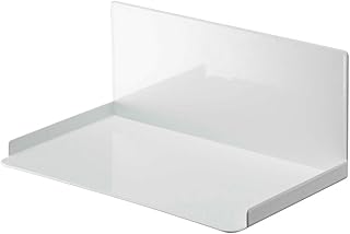 YAMAZAKI 5132 - Estante magnético para condimentos, color blanco, aprox. 7.3 x 4.7 x 3.3 pulgadas (18.5 x 12 x 8.5 cm), torre de almacenamiento flotante, fácil instalación