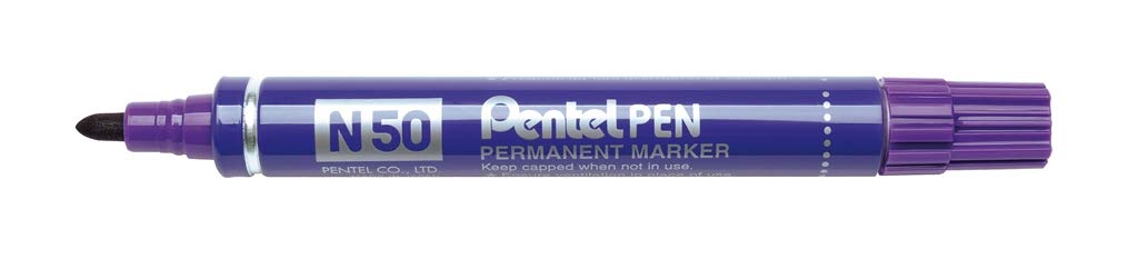 Pentel N50-VE Aluminum Housing Pack of 12 Purple — image 1