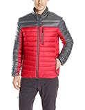 ZeroXposur Men's Relay Packable Sweater Down, Red, XL