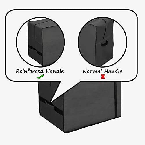 Christmas Tree Storage Bag, Waterproof Christmas Tree Storage, Fits Up To 7.5 Ft Tall Artificial Disassembled Trees ,Extra Large Heavy Duty Storage Container With Handles   (Grey, 47"X15"X20) #TOP3