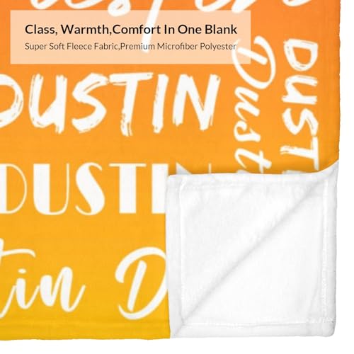 Name Blanket Personalized Name Blanket Customized Blanket with Name Text for Adult Kid Birthday Christmas Mothers Fathers Valentines Day Gift