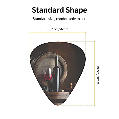 Ensemble de 12 médiators de guitare en verre de bouteille de vin rouge pour guitare acoustique, guitare électrique… - Les Beatles, Paul McCartney, John Lennon, RIngo Starr, George Harrison Ensemble de 12 médiators de guitare en verre de bouteille de vin rouge pour guitare acoustique, guitare électrique… – Image 5