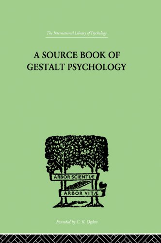 A Source Book Of Gestalt Psychology (English