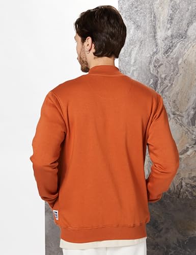 Image of Amazon Brand - Symbol Women's Men's Cotton Blend High Neck Fleece Sweatshirt (Available in Plus Sizes)