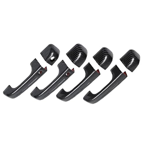 Garnitures de poignées de porte en ABS pour Dodge Ram 1500 (2019-2021) noir