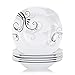VEWEET porcelanowe talerze do zupy „Zoey", 6-częściowy zestaw, pojemność 180 ml, średnica 21,5 cm, uzupełnienie zastawy stołowej „Zoey", talerze głębokie dla 6 osób