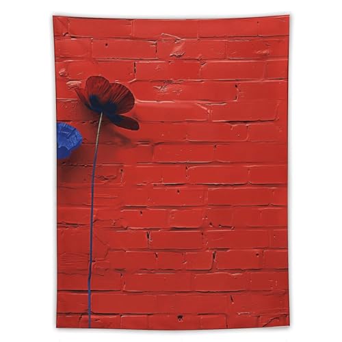 Tapisserie murale briques rouges LMHLDSC pour deco chambre