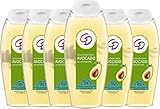 CD Feuchtigkeitsbad 'Avocado', 6 x 500 ml, veganer Badezusatz, pflegt und spendet Feuchtigkeit, mit zart-frischem Duft, seifenfreie Körperpflege