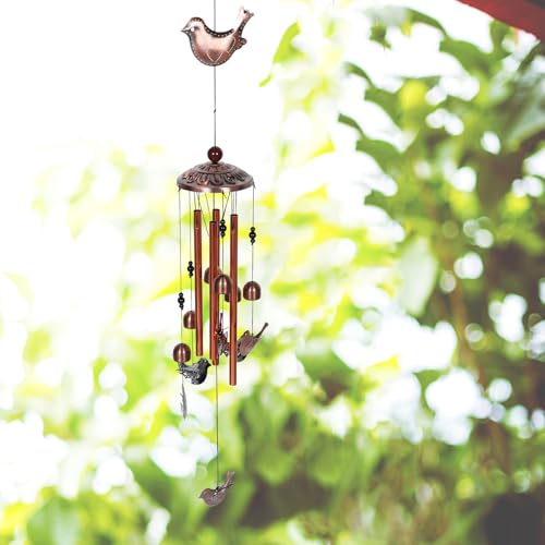 Carillon éolien métal résistant au design champêtre unique et durable - 8