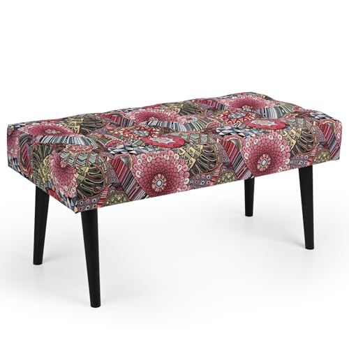 MG Design Banco tapizado 45 x 90 cm: Banco