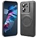Produktbild YSONCHAN Magnet-Hülle für Xiaomi 13T Pro/Xiaomi 13T, Starke Magnetic Handyhülle mit 2300 Gauss, mit kabelloses Mag-Safe Laden, Stoßfeste Leder Schutz. Schwarz