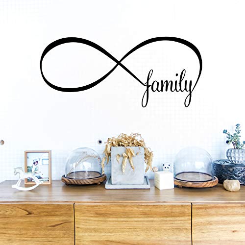NANAOUS Stickers Muraux Citations De Famille Autocollant De Chambre à Coucher, Symbole De D'Art Vinyle Proverbes De Salon Chambre DéCoration Stickers Muraux (Pattern 1)