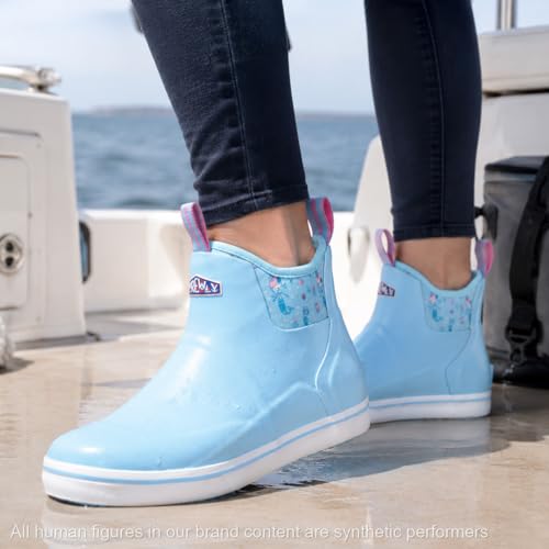 Image of SUREWAY Women's Deck Boots Professional Non-Slip Fishing & Ankle Deck Boot Waterproof Rain Boots