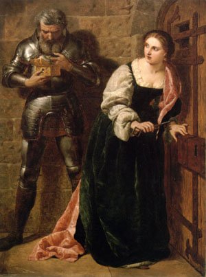 Peinture à l'huile The Bribe par Pickersgill, l'émotion de l'art classique dans votre maison
