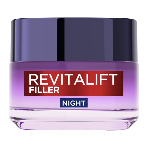 Image of L’Oréal Paris Revitalift Filler Replumping Hyaluronic Acid Night Cream 50ml