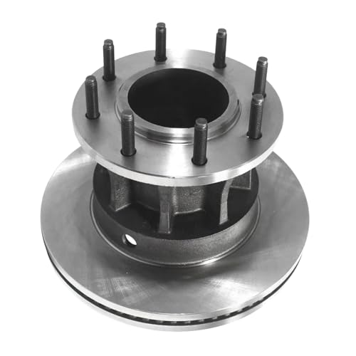 Image of Detroit Axle - RWD Front Brake Rotors for 2013-2026 Ford F-350 Super Duty [DRW], Disc Brake Rotors Replacement : 14.29 inch inch Front Rotors