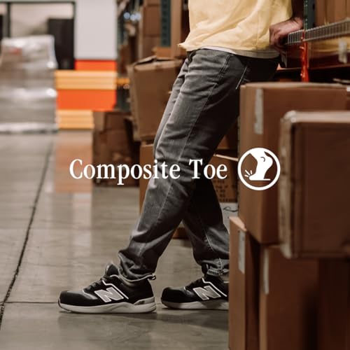 New Balance Men's Elite Lite Composite Toe Safety Work Shoes - Image 3
